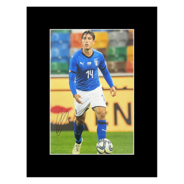 Luca Pellegrini Autograph Photo Display 16x12 - Italy Icon