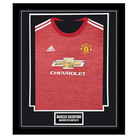 Marcus Rashford Signed Framed Shirt - Manchester United FC Icon