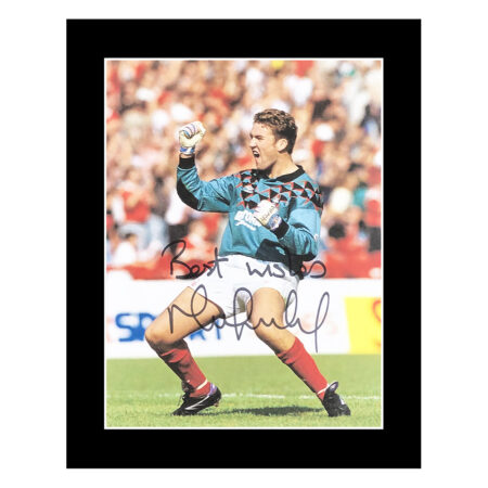 Mark Crossley Signed Photo Display - 10x8 Nottingham Forest Icon Autograph