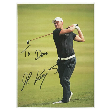 Martin Kaymer Signed Photo - Dedicated to Dan