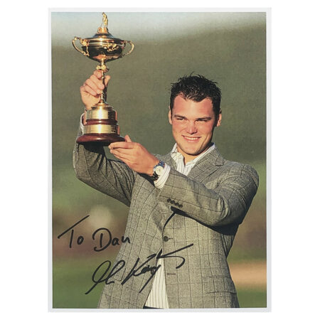 Martin Kaymer Signed Ryder Cup Photo - Dedicated to Dan