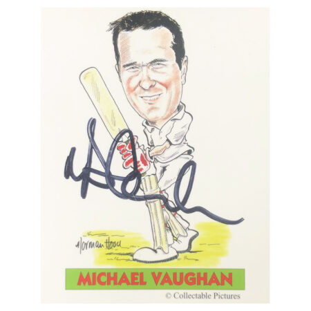 Michael Vaughan Signed Collectable Card - Ashes Winner 2005