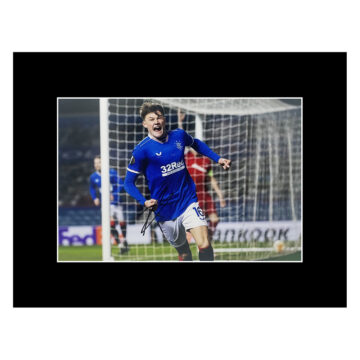 Nathan Patterson Autograph Photo Display 16x12 - Glasgow Rangers Icon