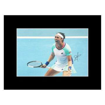 Ons Jabeur Autograph Photo Display 16x12 - Tennis Icon