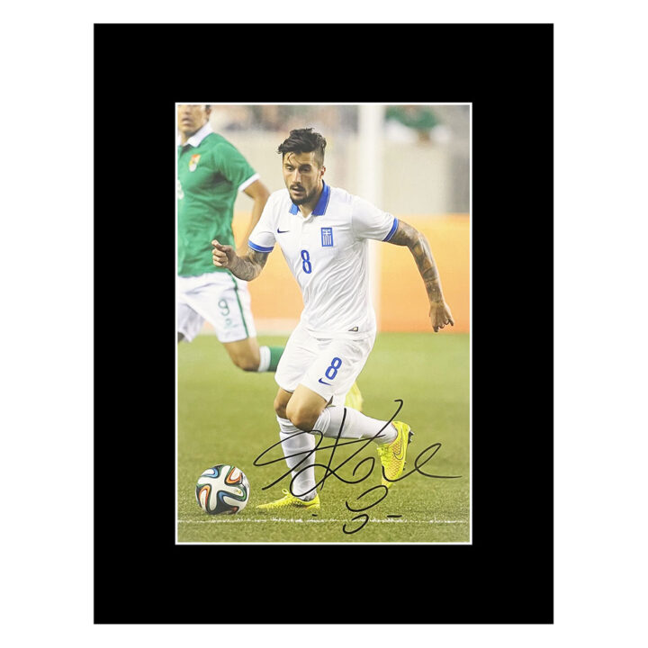 Panagiotis Kone Autograph Photo Display 16x12 - Greece Icon