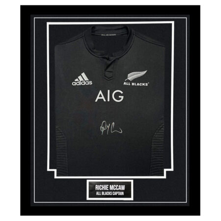 Richie McCaw Signed New Zealand Shirt - All Blacks Captain