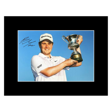 Robert MacIntyre Autograph Photo Display 16x12 - Golf Icon