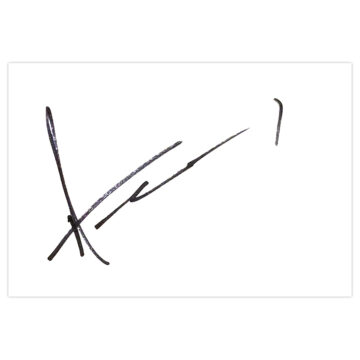 Signed Adam Federici White Card - Reading Icon