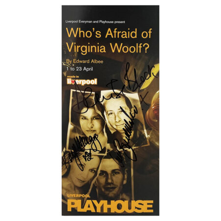 Signed Afraid Of Virginia Woolf Leaflet - Cast Autograph