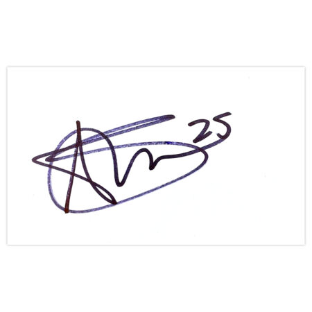 Signed Alex Smithies White Card - Huddersfield Town Autograph