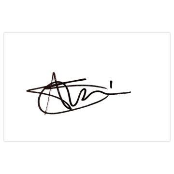 Signed Alex Smithies White Card - QPR Autograph