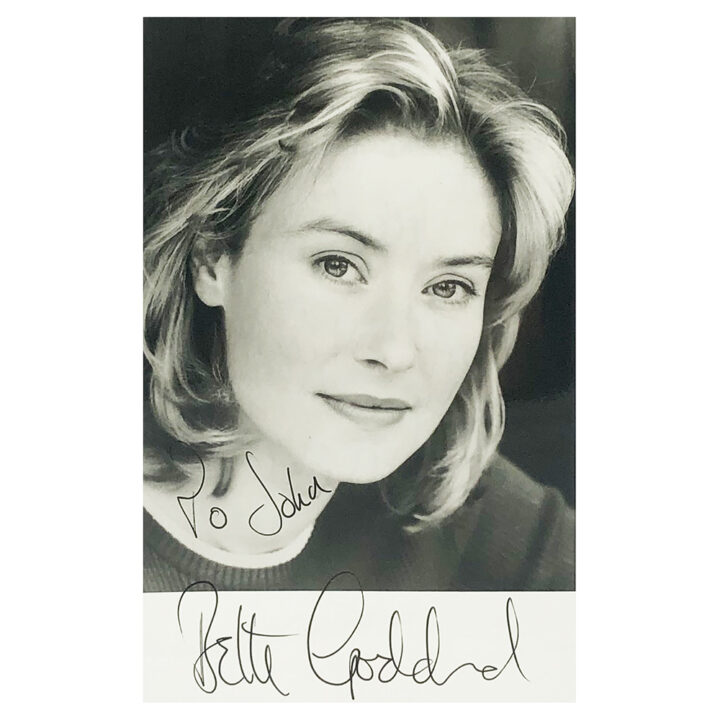 Signed Beth Goddard Photo - Dedicated to John