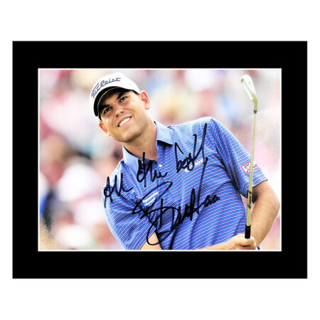 Signed Bill Haas Photo Display - 10x8 Golf Icon