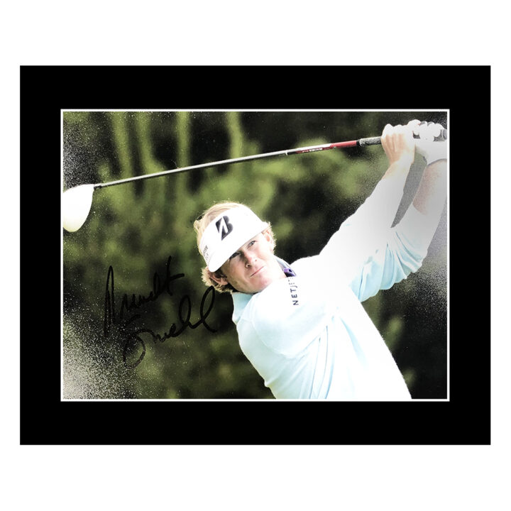 Signed Brandt Snedeker Photo Display - 10x8 Golf Icon