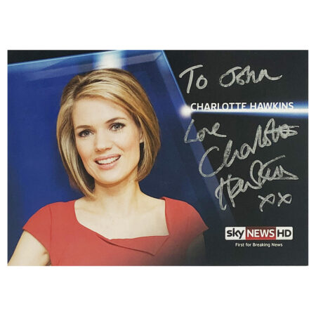 Signed Charlotte Hawkins Photo - Dedicated to John