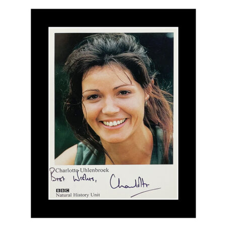 Signed Charlotte Uhlenbroek Photo Display - 8x6 TV Icon