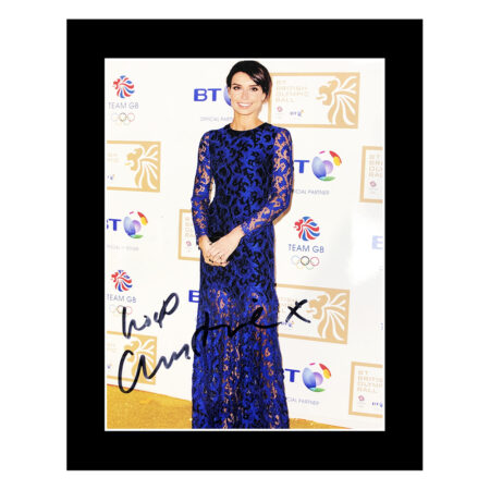 Signed Christine Lampard Photo Display - 10x8 TV Icon