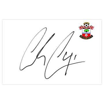 Signed Cody Cropper White Card - Southampton Autograph