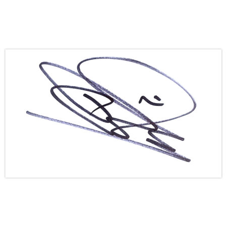 Signed Colin Doyle White Card - Birmingham City Autograph