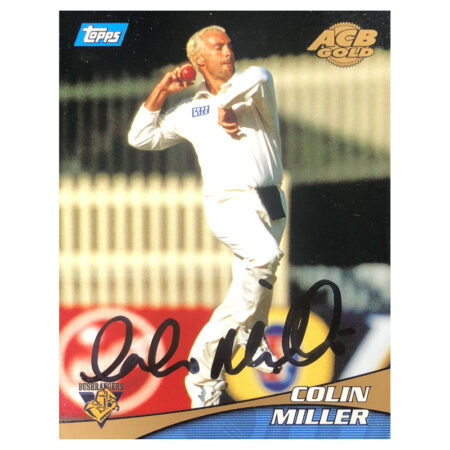 Signed Colin Miller Trading Card - Victoria Bushrangers Topps