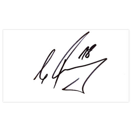 Signed Costel Pantilimon White Card - Sunderland Autograph