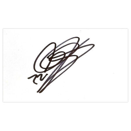 Signed Craig Conway White Card - Blackburn Rovers Autograph