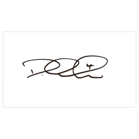 Signed Dan Gosling White Card - Bournemouth Autograph