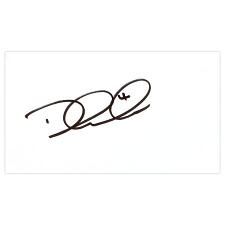 Signed Dan Gosling White Card - Bournemouth Icon