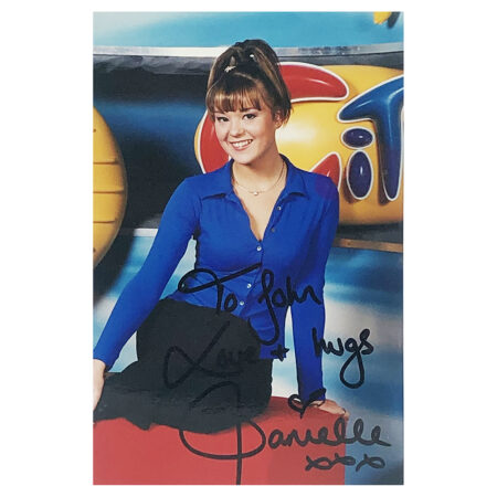 Signed Danielle Nicholls Photo Autograph - Dedicated to John