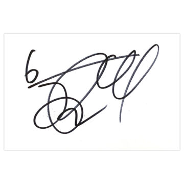 Signed Danny Batth White Card - Wolves Icon Autograph