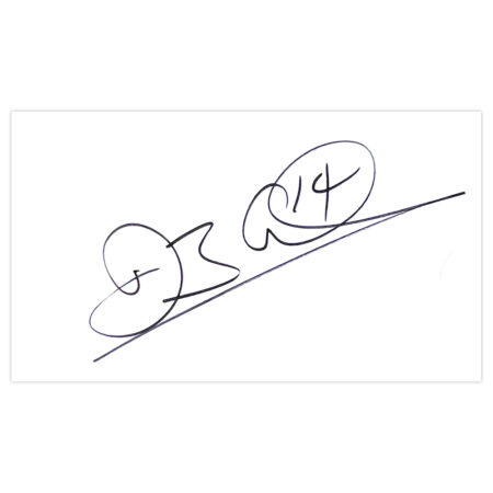 Signed Darcy Blake White Card - Cardiff City Autograph