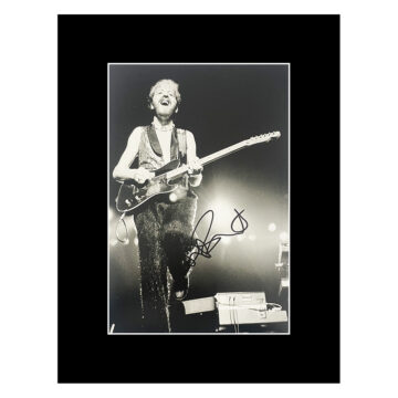 Signed Dave Stewart Photo Display 16x12 - Music Icon