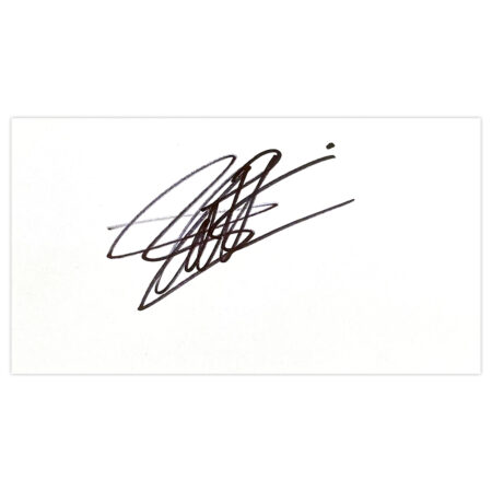 Signed David Cotterill White Card - Birmingham City Autograph