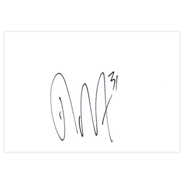 Signed David Wheater White Card - Middlesbrough Autograph