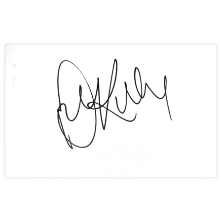 Signed Dean Kiely White Card - Charlton Athletic Autograph