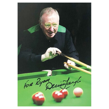 Signed Dennis Taylor Photo - Dedicated to Ryan