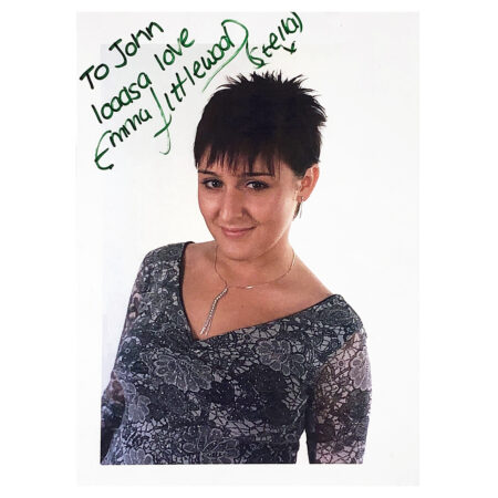 Signed Emma Littlewood Photo - Dedicated to John