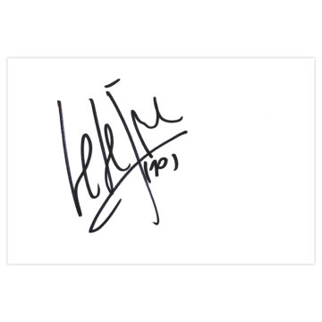 Signed Emmanuel Ledesma White Card - Middlesbrough Autograph