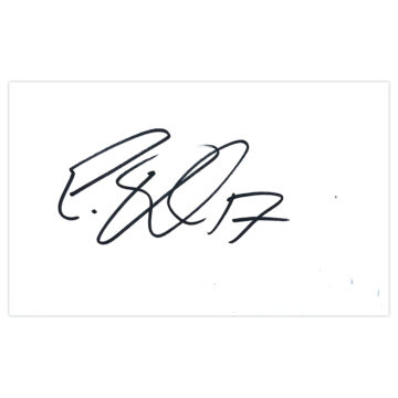 Signed Eoin Doyle White Card - Bolton Wanderers Autograph