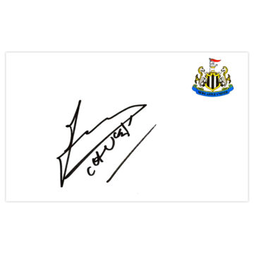 Signed Facundo Ferreyra White Card - Newcastle United Autograph