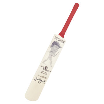 Signed Geoffrey Boycott Mini Bat - England Cricket Icon