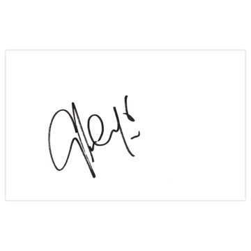 Signed Glenn Whelan White Card - Stoke City Autograph