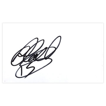 Signed Greg Halford White Card - Nottingham Forest Autograph