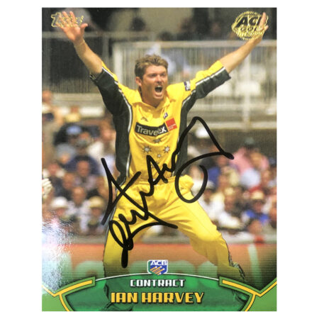 Signed Ian Harvey Trading Card - Australia Contract Topps