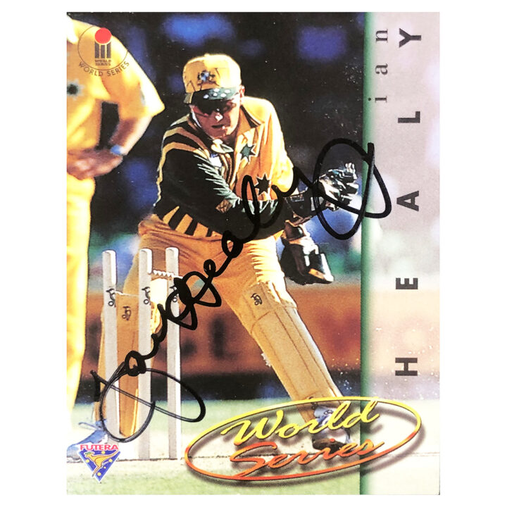 Signed Ian Healy Trading Card - World Series Autograph