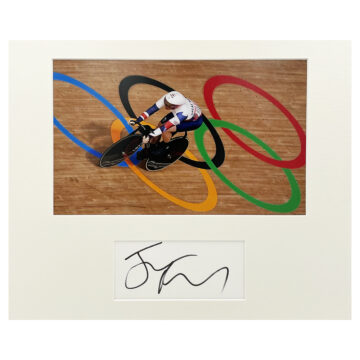 Signed Jason Kenny Photo Display - 7 x Olympic Champion