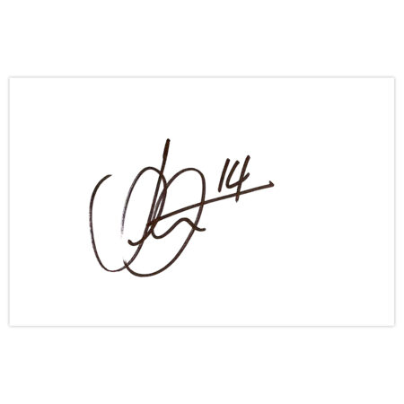 Signed Jay Emmanuel-Thomas White Card - Bristol City Autograph