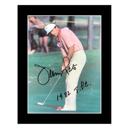 Signed Jerry Pate Photo Display - 10x8 Golf Autograph