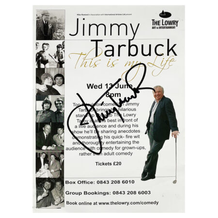 Signed Jimmy Tarbuck Photo - This Is My Life Autograph