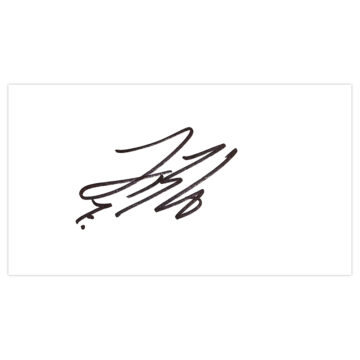 Signed Johann Berg Guomundsson White Card - Burnley Autograph